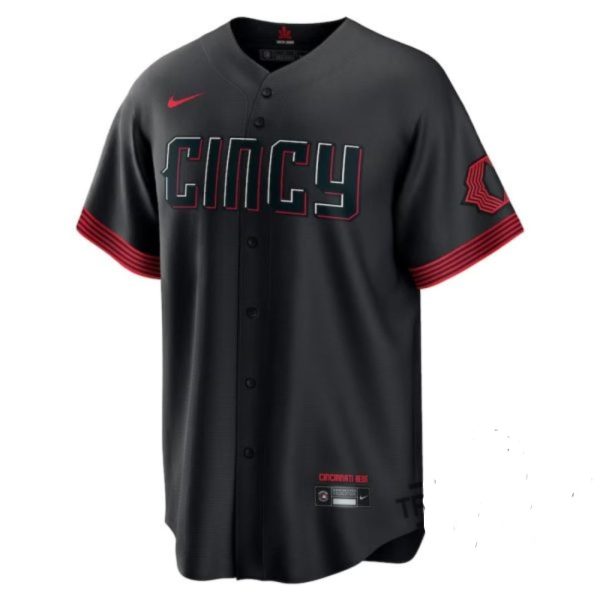 Cincy Black Baseball Jersey